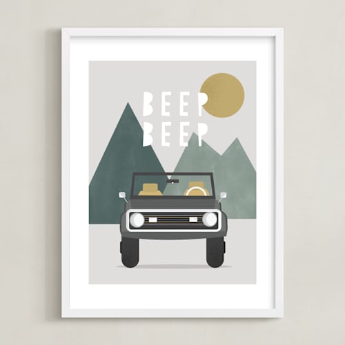 This is a forest art by Christie Garcia called beep beep